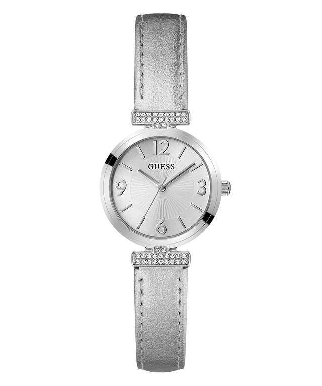 GUESS Ladies Silver Tone Analog Watch