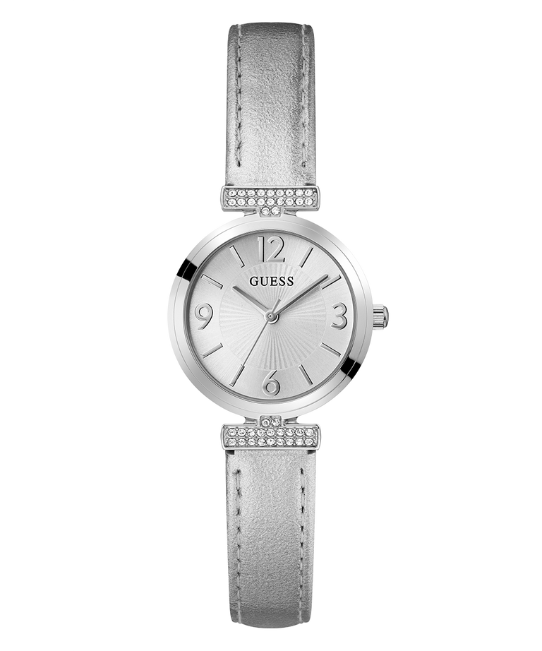 GUESS Ladies Silver Tone Analog Watch