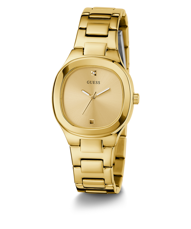 GUESS Ladies Gold Tone Analog Watch