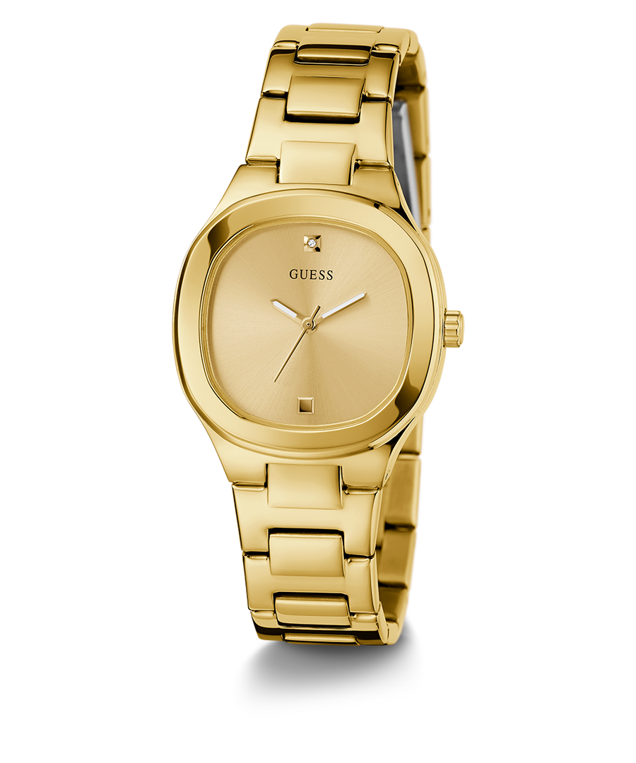 GUESS Ladies Gold Tone Analog Watch