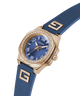 GW0617L3 GUESS Ladies Blue Rose Gold Tone Analog Watch lifestyle