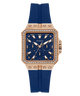 GUESS Ladies Blue Rose Gold Tone Multi-function Watch secondary image
