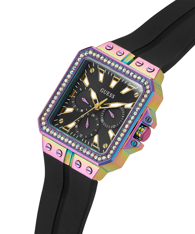 GUESS Ladies Black Iridescent Multi-function Watch lifestyle image