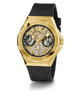 GUESS Ladies Black Gold Tone Multi-function Watch main image