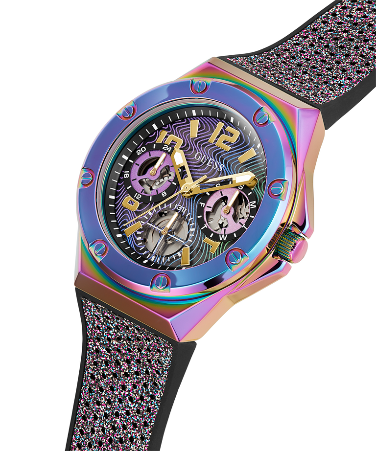GUESS Ladies 2-Tone Iridescent Multi-function Watch lifestyle image