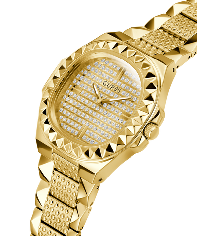 GUESS Mens Gold Tone Analog Watch lifestyle
