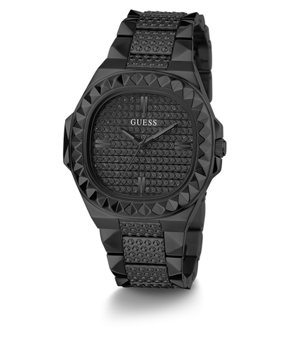 GW0622G2 GUESS Mens Black Analog Watch angle