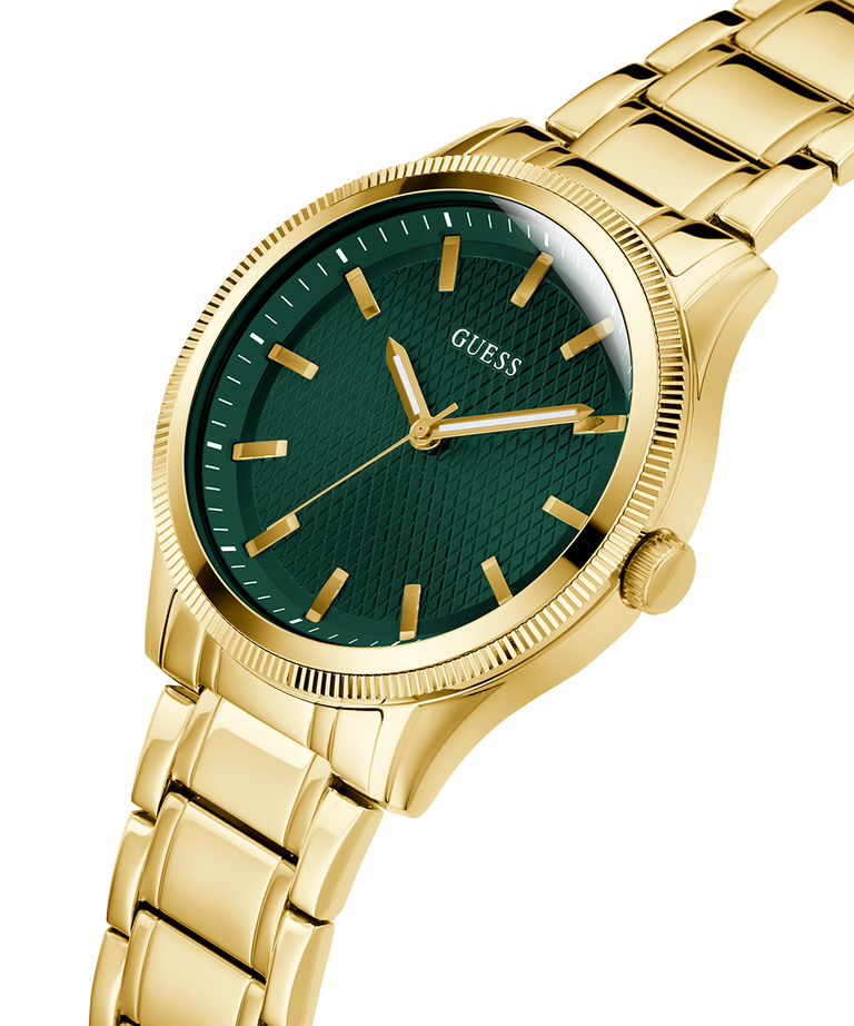 GUESS Mens Gold Tone Analog Watch lifestyle image
