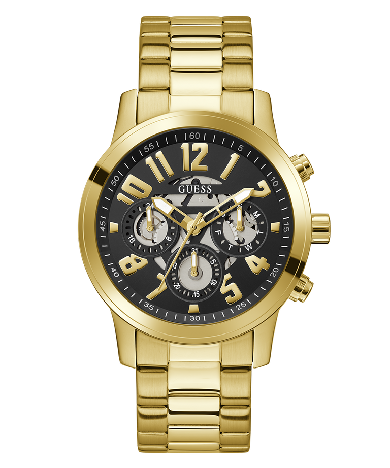 GUESS Mens Gold Tone Multi-function Watch - GW0627G2 | GUESS Watches US
