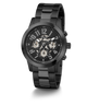 Reloj multifunción negro GUESS para hombre