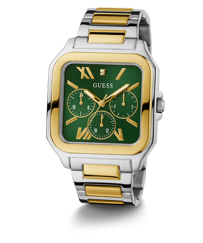GUESS Mens 2-Tone Multi-function Watch