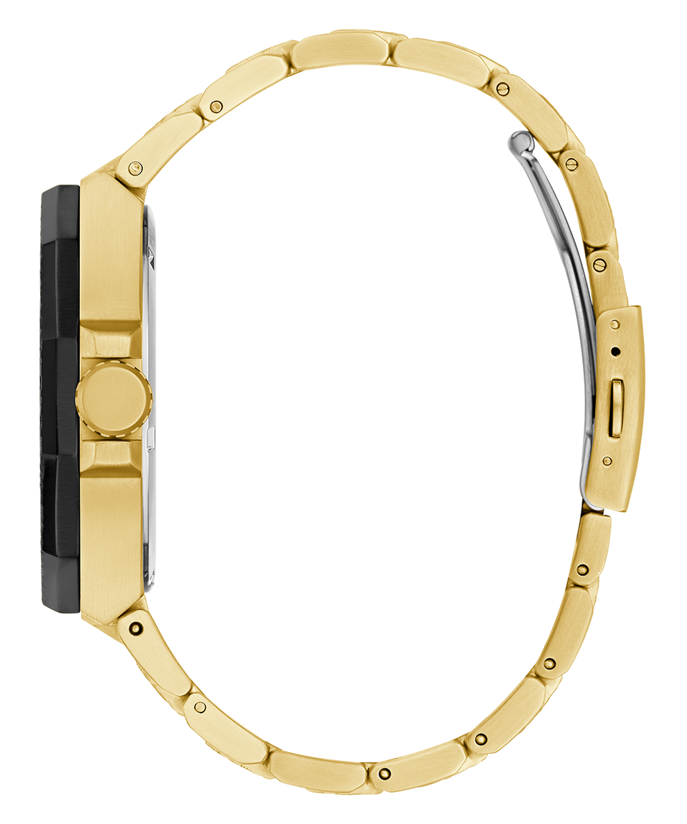 GUESS Mens Gold Tone 2-Tone Multi-function Watch