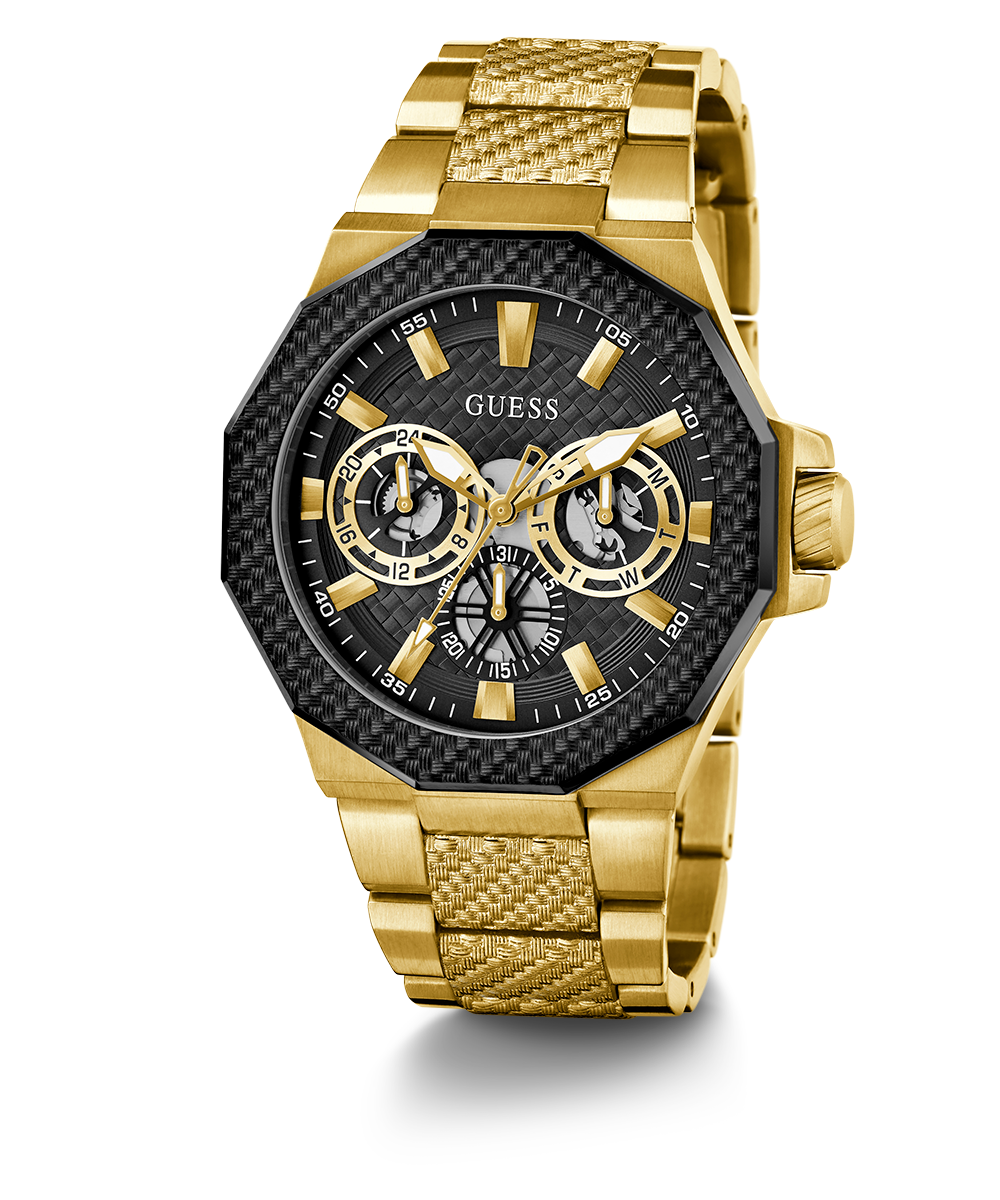 Guess King Watch - Men's Watches in Gold | Buckle
