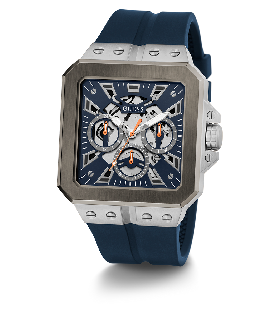 GUESS Mens Navy 2-Tone Multi-function Watch main image