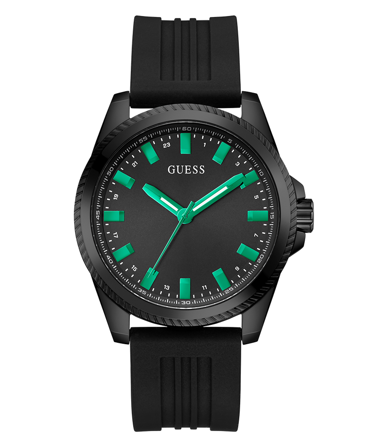 GUESS Mens Black Analog Watch