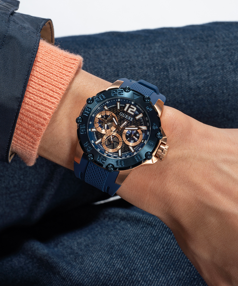 Guess oasis watch sales blue