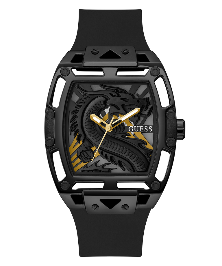 GUESS Mens Limited Edition Lunar New Year Black Analog Watch