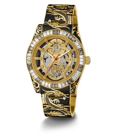 GUESS Mens Limited Edition Lunar New Year 2-Tone Multi-function Watch