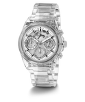 GW0650L1 GUESS Ladies Clear Multi-function Watch angle