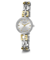 GUESS Ladies 2-Tone Silver Tone Analog Watch angle