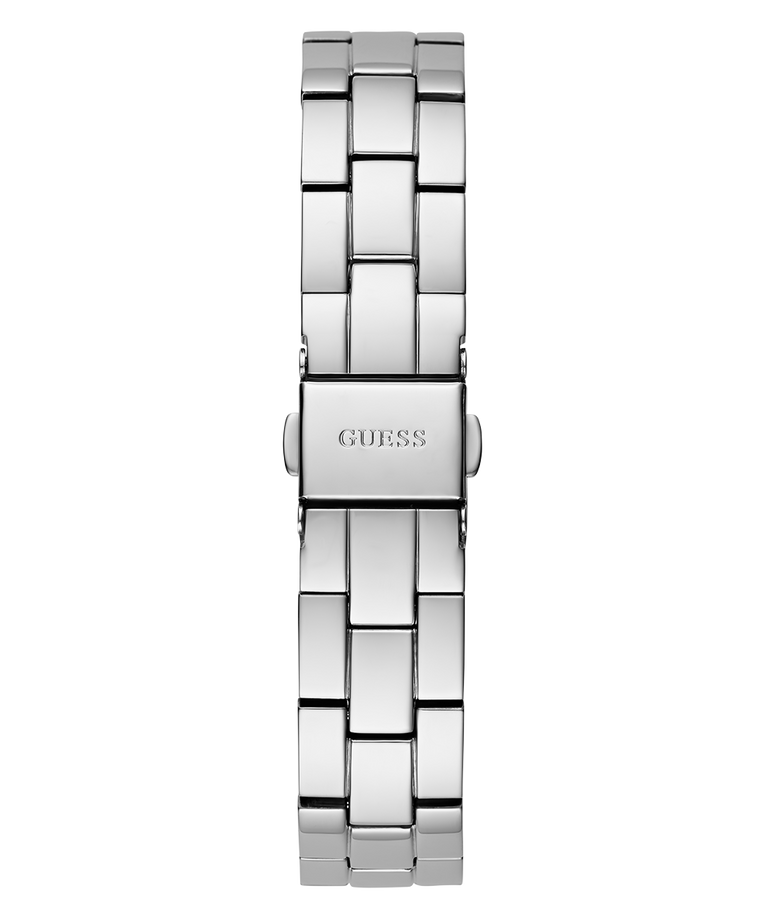 GUESS Ladies Silver Tone Date Watch back view