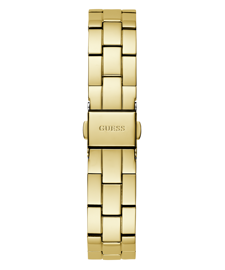 GUESS Ladies Gold Tone Date Watch back view