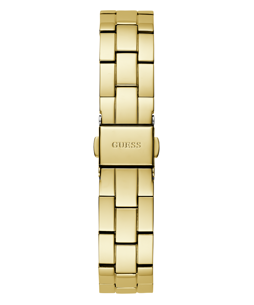 GUESS Ladies Gold Tone Date Watch back view