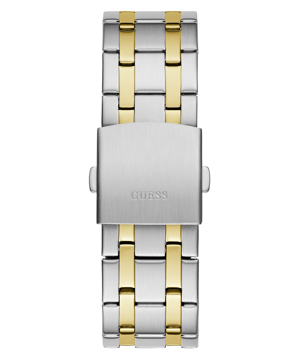 GUESS Mens 2-Tone Analog Watch back view
