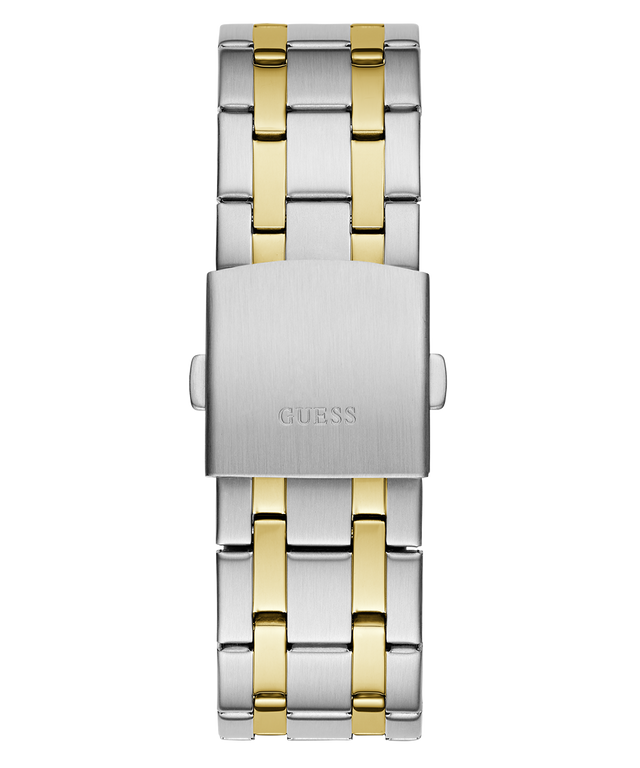 GUESS Mens 2-Tone Analog Watch back view