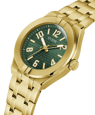 GUESS Mens Gold Tone Analog Watch lifestyle