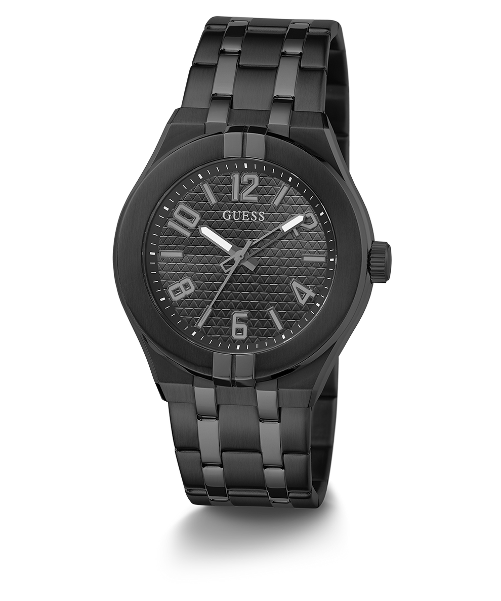 Guess black watch mens online