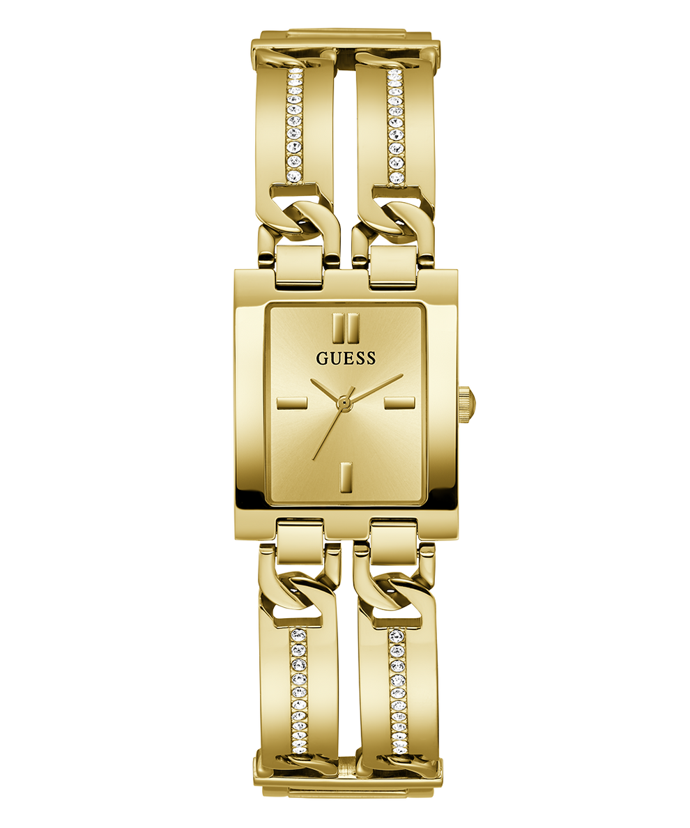 GUESS Ladies Gold Tone Analog Watch lifestyle straight