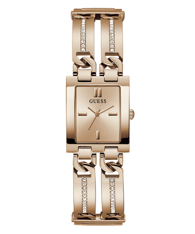 GUESS Ladies Rose Gold Tone Analog Watch