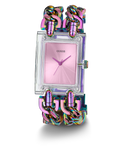 GW0669L2 GUESS Ladies Iridescent Clear Analog Watch