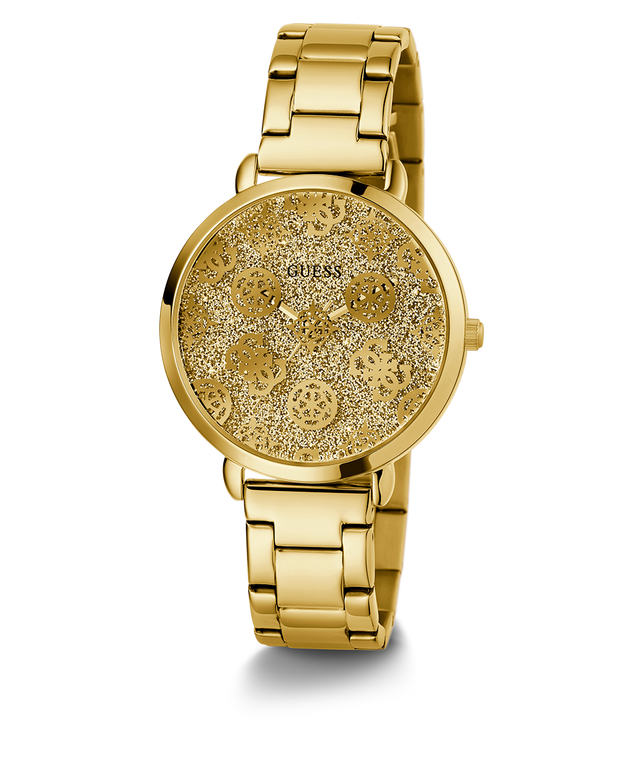 GUESS Ladies Gold Tone Analog Watch angle