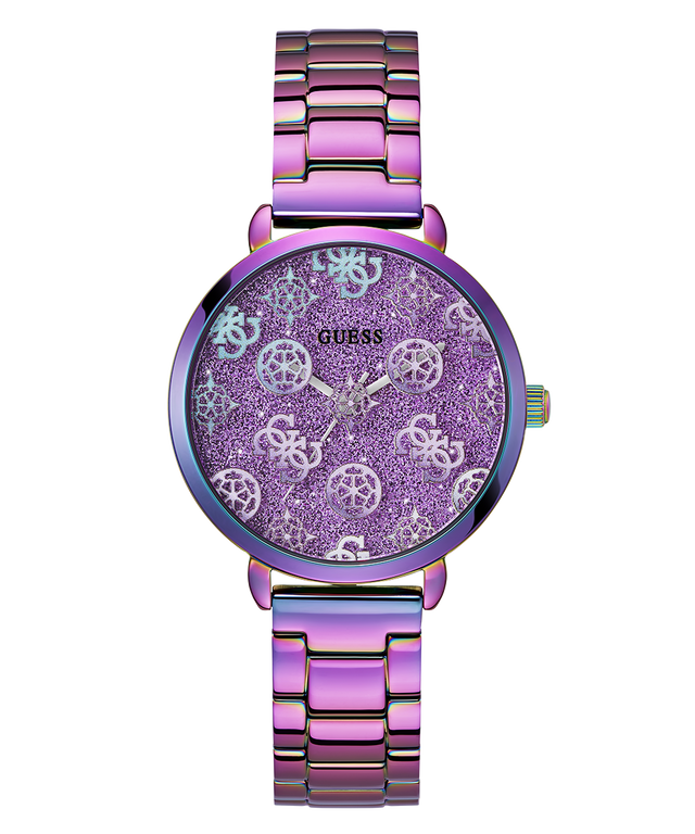 GUESS Ladies Iridescent Analog Watch straight view