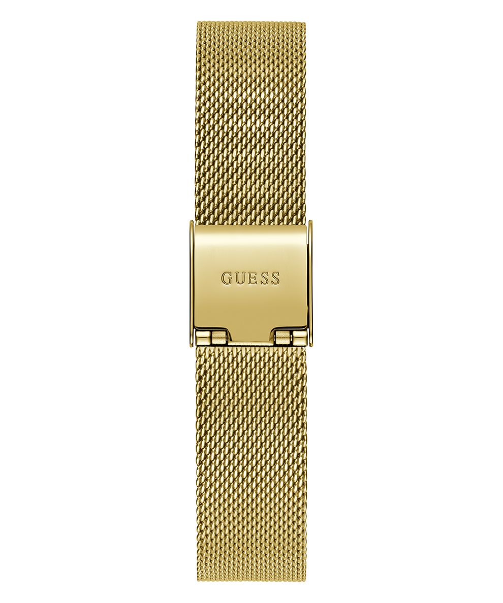 GUESS Ladies Gold Tone Analog Watch back view