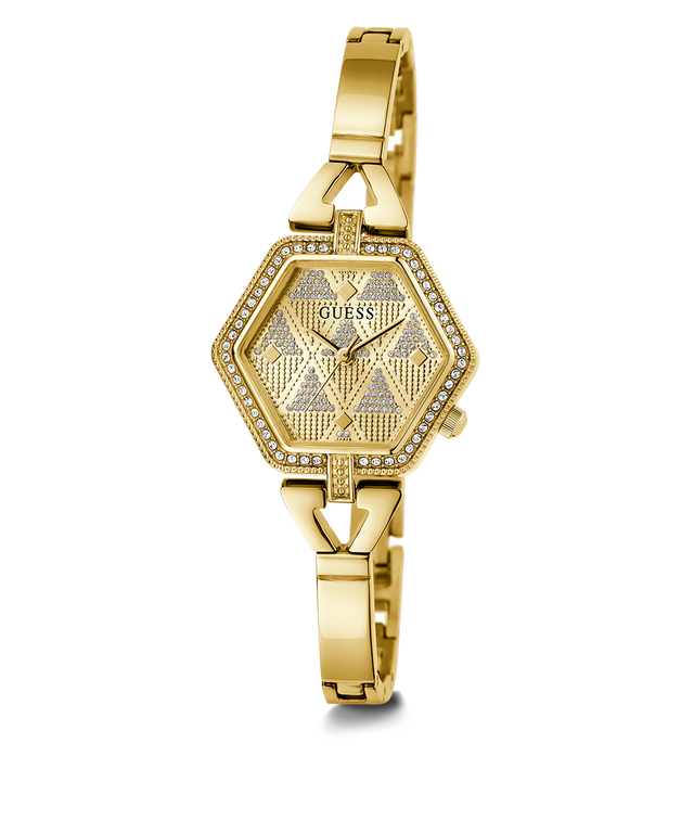 GW0680L2 GUESS Ladies Gold Tone Analog Watch angle