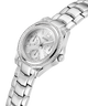 GUESS Ladies Silver Tone Multi-function Watch lifestyle angle