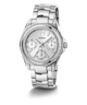 GW0685L1 GUESS Ladies Silver Tone Multi-function Watch angle