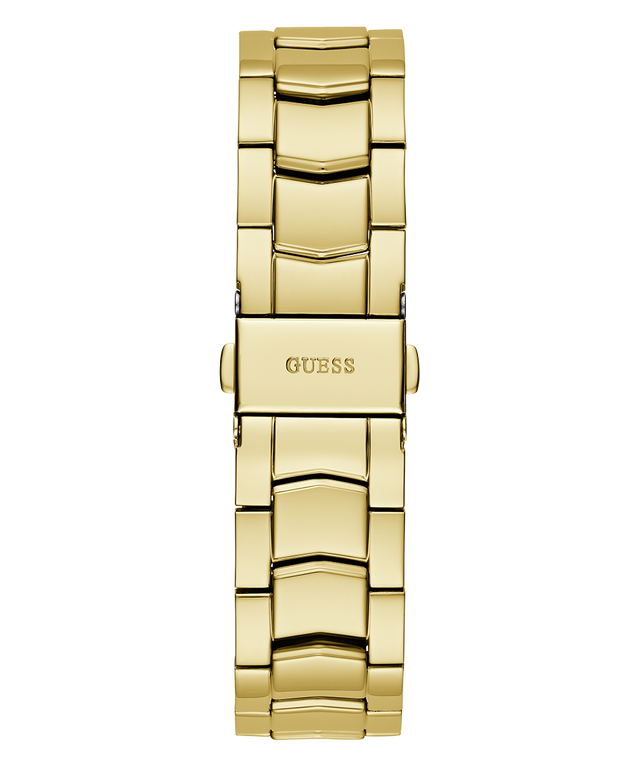 GUESS Ladies Gold Tone Multi-function Watch back view