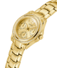 GUESS Ladies Gold Tone Multi-function Watch lifestyle angle