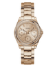 GUESS Ladies Rose Gold Tone Multi-function Watch straight