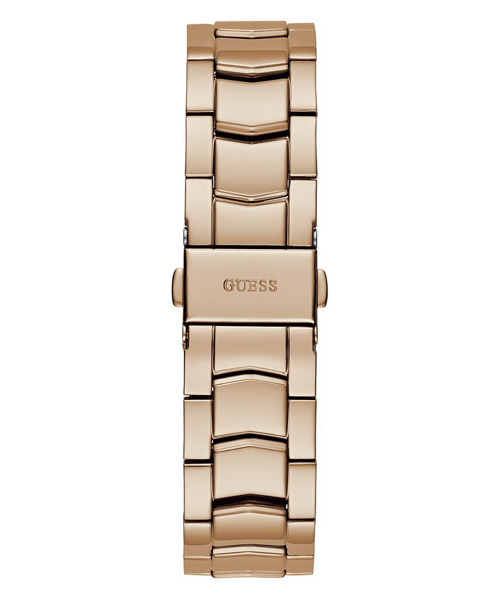 GUESS Ladies Rose Gold Tone Multi-function Watch back view