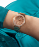 GW0686L3 GUESS Ladies Rose Gold Tone Analog Watch lifestyle watch on wrist