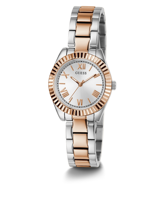 GUESS Mini Luna Ladies 2-Tone Analog Watch GW0687L3 GUESS