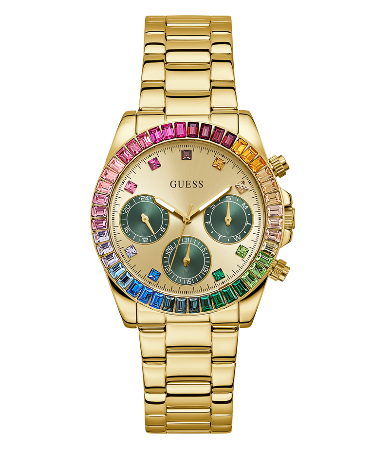 GW0690L4 GUESS Ladies Gold Tone Multi-function Watch