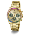 GW0690L4 GUESS Ladies Gold Tone Multi-function Watch angle