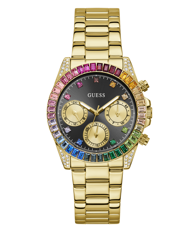 GUESS Ladies Gold Tone Multi-function Watch
