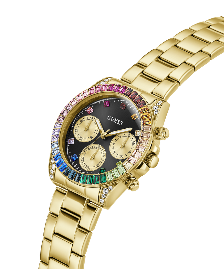 GUESS Ladies Gold Tone Multi-function Watch lifestyle